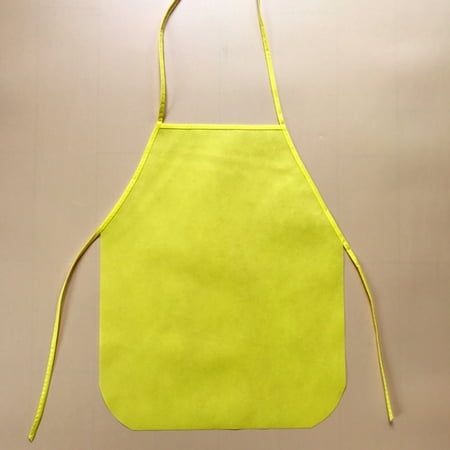 

Prolriy Kidpron Clearance Children Waterproof Cartoon Kitchen Cooking Bib Apron Paint Eat Drink Outerwear Yellow
