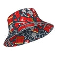 thumbnail image 2 of Kdxio Reflective Bucket Hat - Fire Sign Print Bucket Hat for Men,Women, 2 of 9