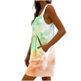 thumbnail image 5 of Iyufng Womens Rompers Printed Sleeveless Adjustable Straps Romper Summer Casual Shortalls, 5 of 7