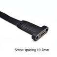 thumbnail image 2 of 1 USB de expansión de la placa base 3. Cabecera del panel frontal Cable tipo E M a tipo C F, 2 of 6