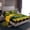 Yellow Green, variant on jejeloiu Football Game Twin Sheet Sets,Gray Green Bedding For Teens 3 Pieces