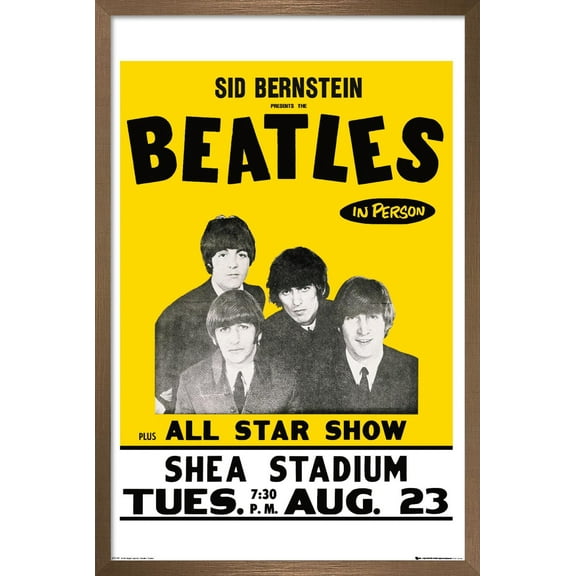 The Beatles - Shea Stadium 24.25 in x 35.75 in Framed Poster, by Trends International