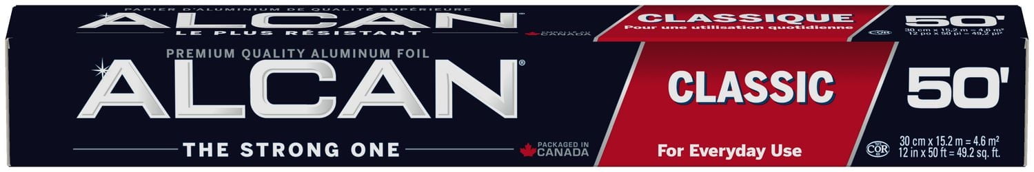 Alcan® Aluminum Foil Wrap, 12"x50' 1-pack