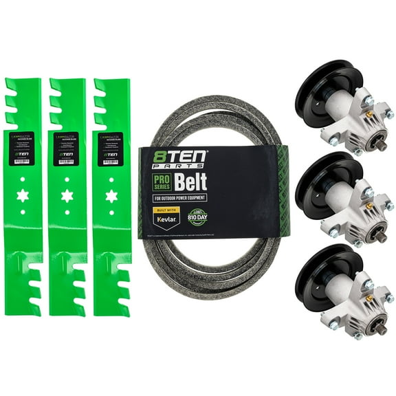 8TEN Deck Kit Blade Spindle Belt for Cub Cadet RZTL54 RZTS54 Troy-Bilt XP 54 MK1005613