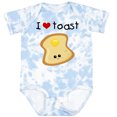 thumbnail image 3 of Inktastic I Love Toast Boys or Girls Baby Bodysuit, 3 of 5