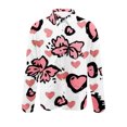 thumbnail image 5 of QATAINLAV Mens Valentines Day Dress Shirts 2025 Fashion Love Heart Print Long Sleeve Shirt Casual Button Down Lapel Blouse Tops Vacation Hawaiian Shirts Red S Prime Sales, 5 of 6