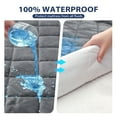 thumbnail image 4 of BDEUS Full Size Mattress Pad Cover, 100% Waterproof Mattress Protector, Fitted Mattress Topper with 8-21" Deep Pocket, 4 of 13