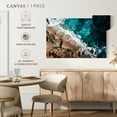 thumbnail image 5 of Elephant Stock San Diego Beach Wall Art - Horizontal Canvas Wall Art - Living Room Wall Decor - Beach Canvas - Teal And Brown Decor - 48" x 32", 5 of 8