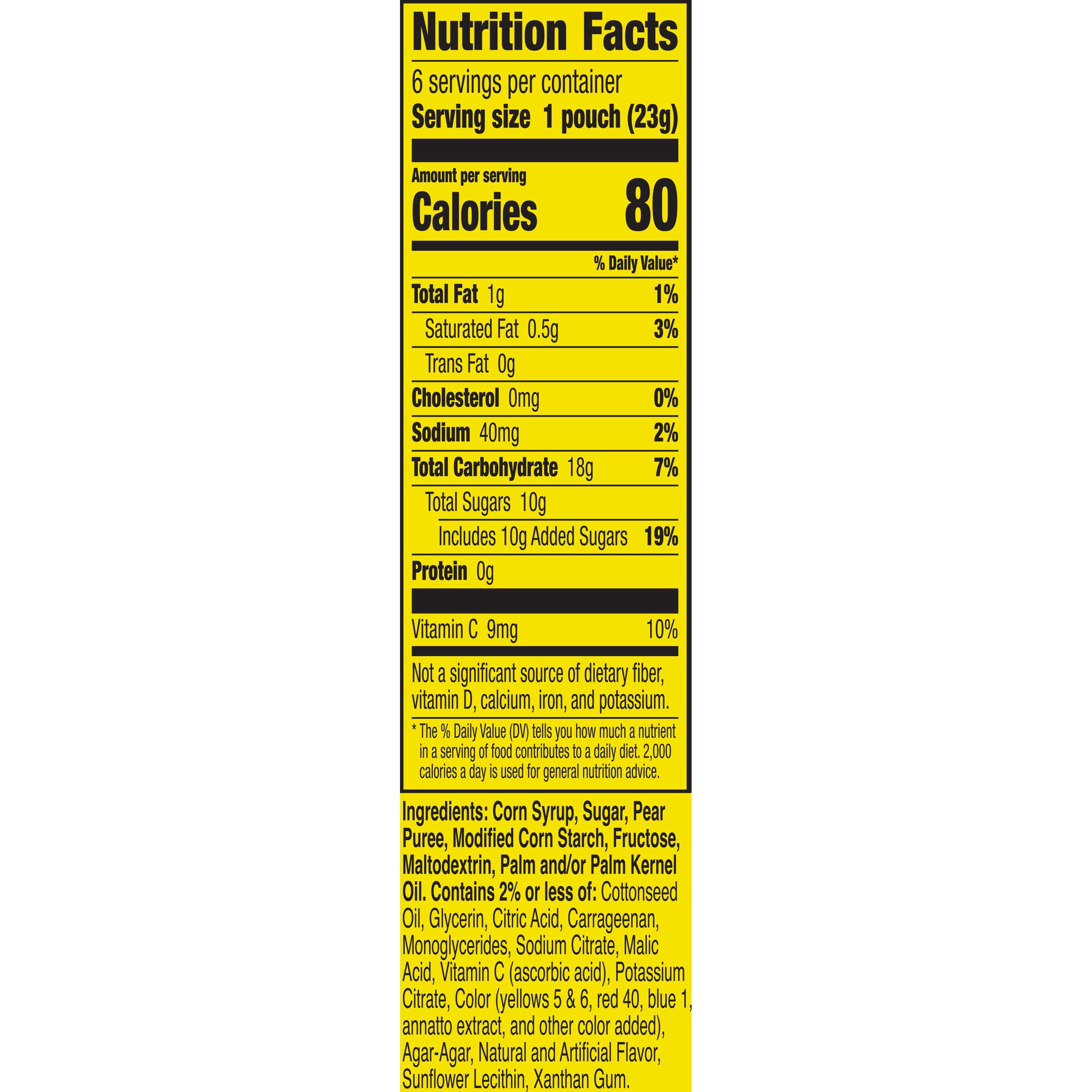 (3 pack) Gushers Fruit Flavored Snacks, Tropical Fruit Flavor, 6 Pouches, 4.8 oz