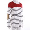 thumbnail image 4 of Hauts d'Allaitement de Maternité pour Femmes à Manches Longues, T-Shirt d'Allaitement Rayé, 4 of 9