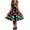 Multicolor#2, variant on Yertdoel Girls Dresses Kids Halloween Print Sleeveless Back Zipper Stylish Dress Casual Cozy Cute Party Dress with Belt, 4-14 Years