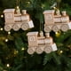 thumbnail image 4 of Adornos navideños, adornos navideños, regalos navideños, colgantes pequeños decorativos especiales de Navidad, juego de colgantes de plástico galvanizado en color dorado, objetos decorativos de plásti, 4 of 6