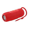 thumbnail image 2 of PPgejGEK Outdoor Portable Bluetooth Speaker 5.3 Wireless Audio 2x5W High Power 1500mAh Battery TF Card FM for Car Gift 20x8x9cm/7.87x3.15x3.54in, 2 of 8