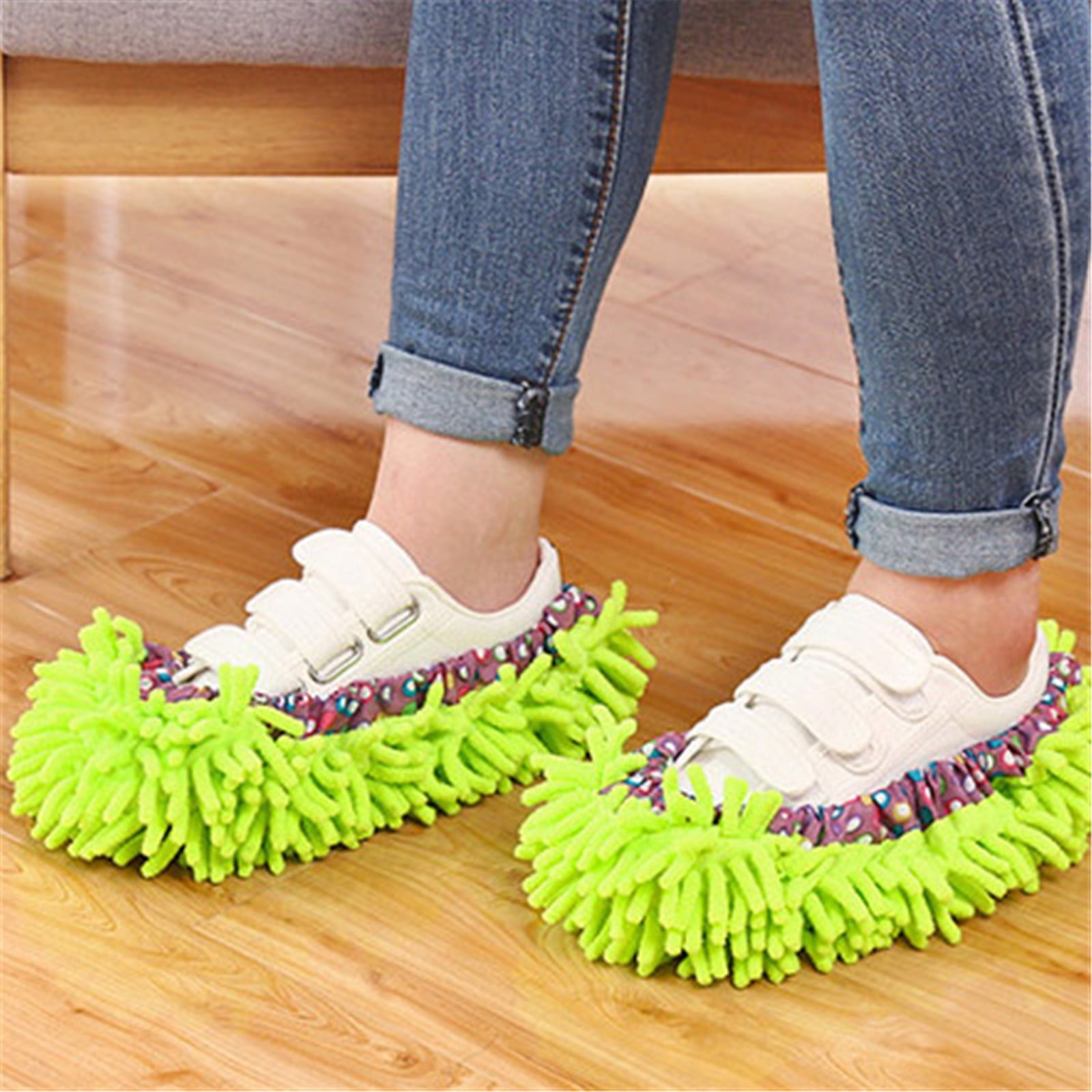 Mop Slippers Removable Sole Mop Slippers For Floor Cleaning Mop