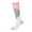 Z02 Hot Pink, variant on Gymayou Men Combed Cotton Knee High Casual Socks Thick Ribbed Cuff Long Tube Dress Socks
