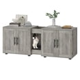 thumbnail image 3 of Mueble 3 en 1 para Caja de Arena – 55 Pulgadas – Estilo Granja – Doble Compartimento – Oculto – Sala y Dormitorio – Madera, 3 of 6