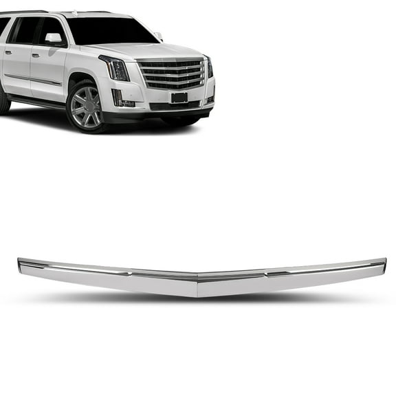 CROSSDESIGN Hood Molding Trim Moulding 22956470 Fit For 2015-2020 Cadillac Escalade ESV