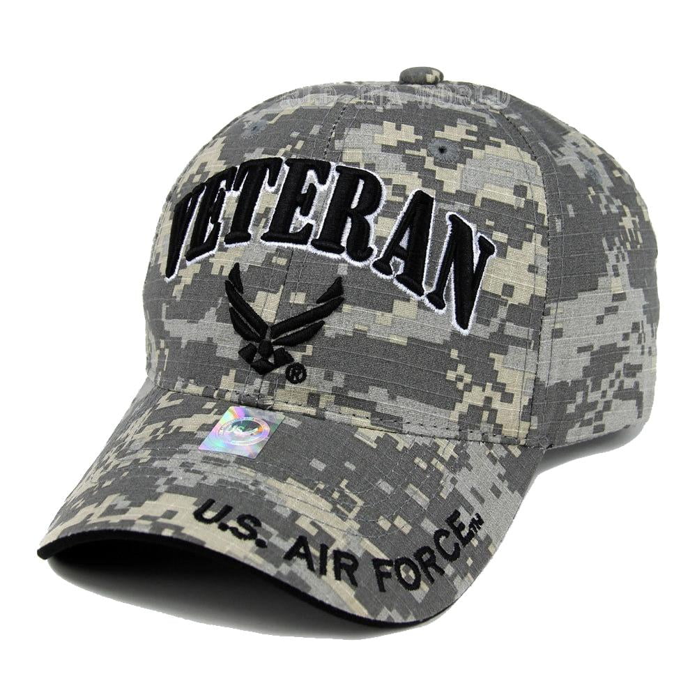 US Air Force Veteran Hat ACU Digital Camo w/ Wings Logo US Air Force Veteran Hat ACU Digital Camo w/ Wings Logo