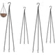 thumbnail image 1 of Colgadores de plantas de longitud ajustable, ganchos resistentes con construcción de hierro resistente para una gran capacidad de carga, fácil instalación y sin óxido, revestimiento galvanizado que, 1 of 5