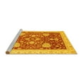 thumbnail image 2 of Ahgly Company Machine Washable Indoor Rectangle Oriental Yellow Traditional Area Rugs, 4' x 6', 2 of 4