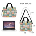 thumbnail image 3 of FORMRS 16" Laptop Bag Carrying Sleeve Case with Handle Travel Shoulder Briefcase, Daisy Mosaic, 3 of 8