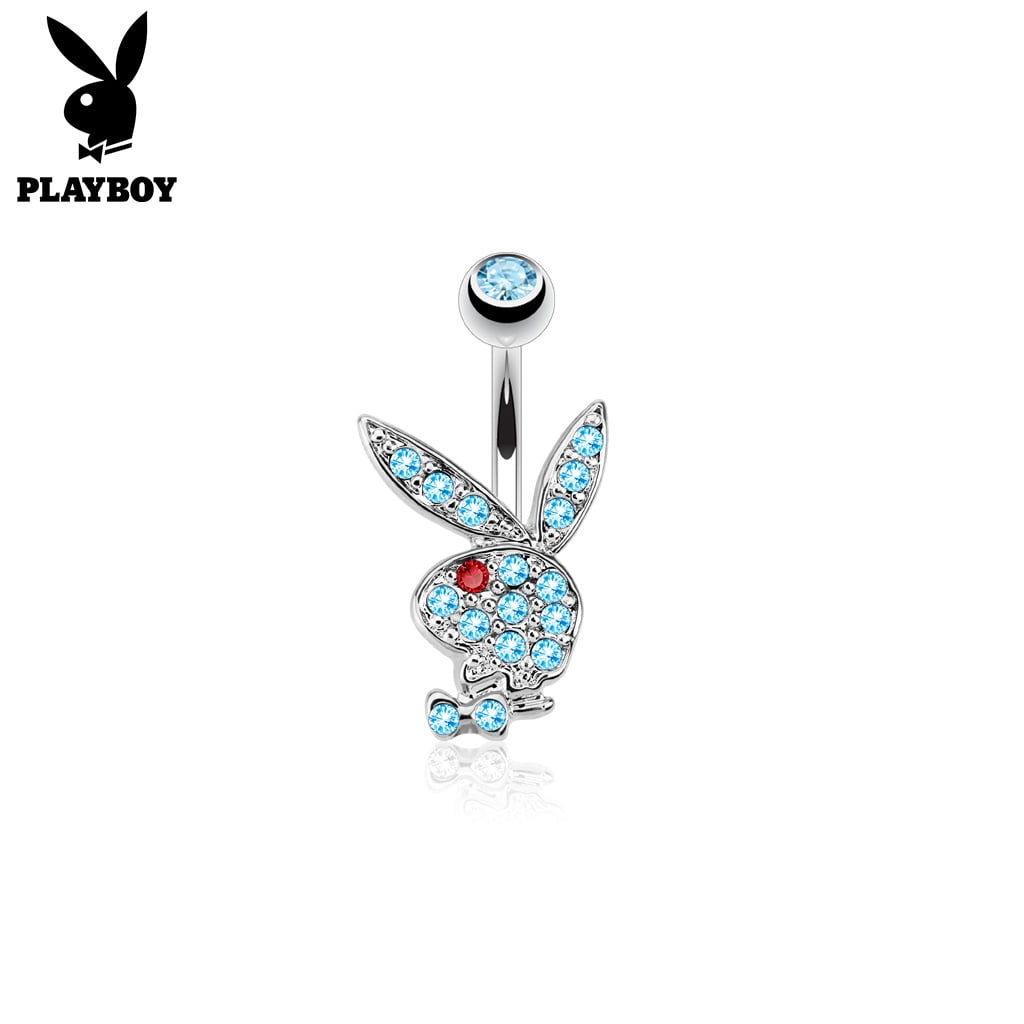 Playboy belly sale piercing jewelry titanium