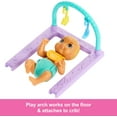 thumbnail image 3 of Barbie Skipper Doll & Nursery Playset with Accessories, Includes Twin Baby Dolls, Crib, Swing, See-Saw & More, 3 of 5
