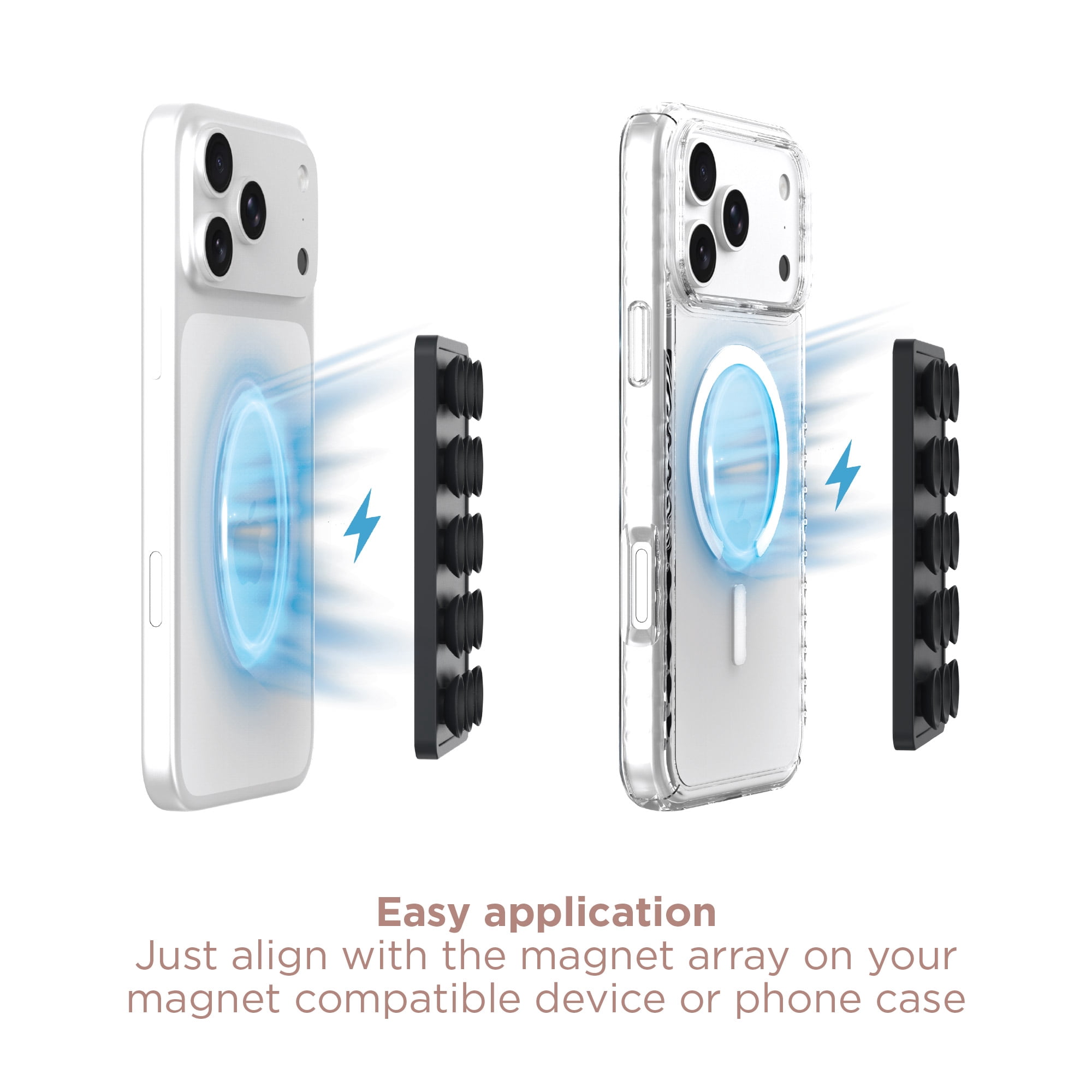 Karma by Body Glove Magnetic Phone Suction Mount - Charcoal Gray