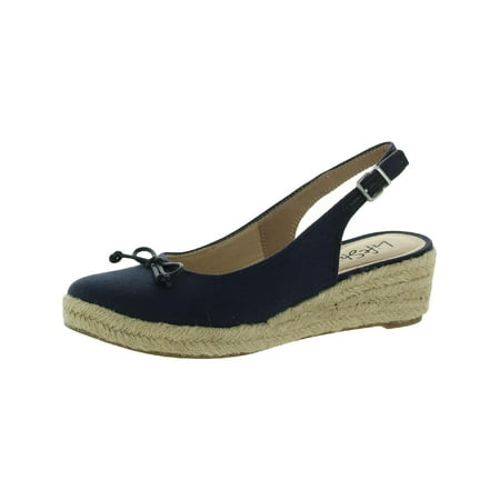 

LifeStride Womens Keepsake Canvas Wedges Espadrille Heels