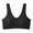 Black, variant on Seamless Pushup Bras For Women Large Ice Silk Front Closure Button Bra Traceless Pregnant Breastfeeding Vest Gathered Bra