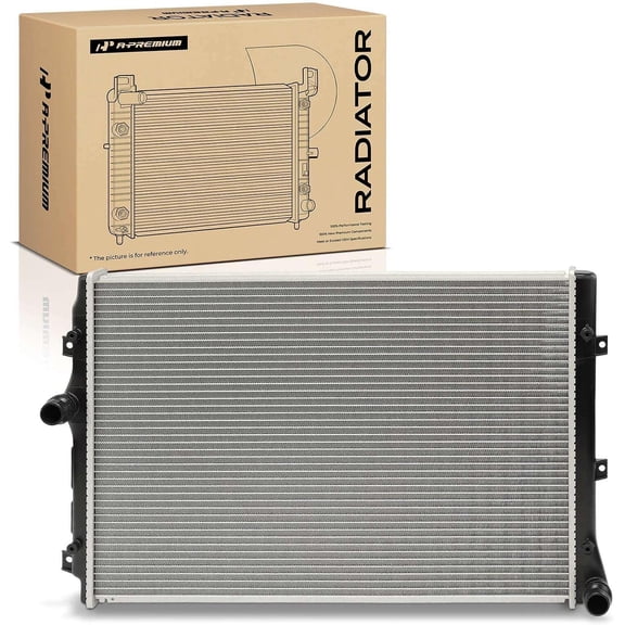 A-Premium Engine Coolant Radiator Assembly Compatible with Volkswagen Passat 2012 2013 2014 2.0L