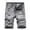 Gray, variant on Mens Denim Shorts Jean Shorts With Micro Elastic Fit Button Zipper Pockets For Casual Mens Shorts Pants Shorts