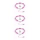 thumbnail image 3 of Qarigey de perlas simuladas Cadenas Brazalete de la amistad Buena elasticidad Rosa roja Type1 NO1, 3 of 6