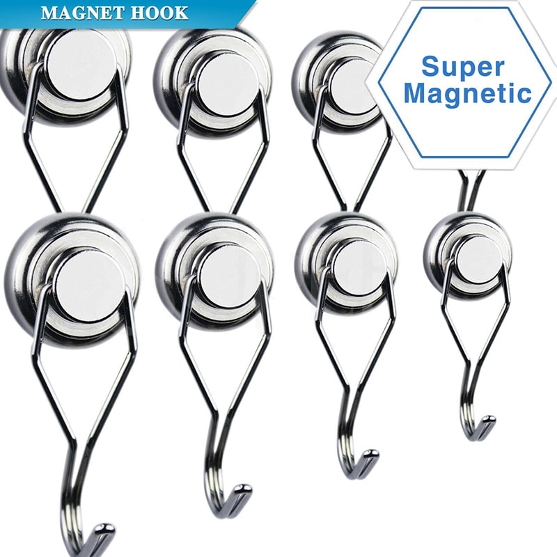 LKHF Strong Magnet Hooks 360°Swing Rare Earth Neodymium Magnetic Hanger Holder