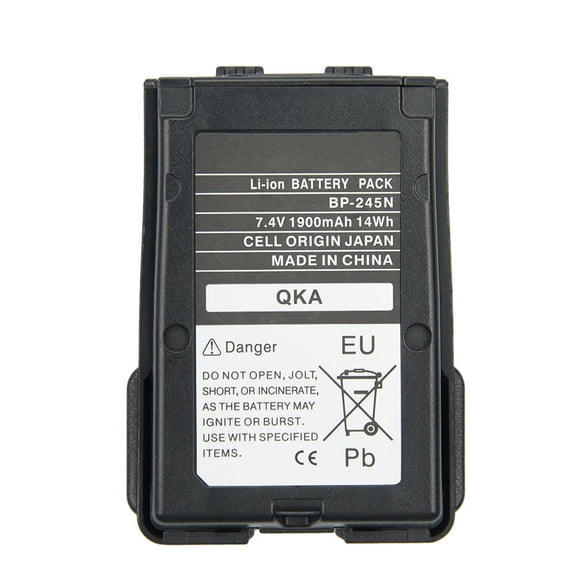 BP-245N 7.4V 1900mAh Li-Ion Battery for Icom IC-M71 IC-M72 IC-M73 Series Marine VHF Two Way Radios Replacement Battery BP-245H BP-245
