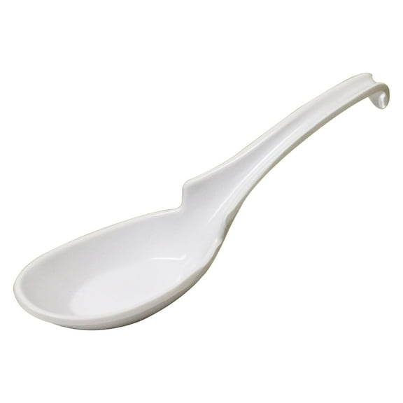 Excellante Imperial Melamine Dinnerware Collection 1 oz., 6-1/4" x 1-3/4" Soup Spoon, Comes in Dozen