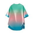 thumbnail image 4 of VgaVtl Mens Plus Size T Shirts Big and Tall Short Sleeve Summer Clothes for Men Shirts Pink Gradient Color Soft Tops, 4 of 4