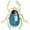 Blue, variant on Enamel Insect Beetle Brooch Pin for Women Men Gold-Toned Fashion Creative Bee Animal Brooches Lapel Pins Dainty Dress Accessories Birthday Party Jewelry