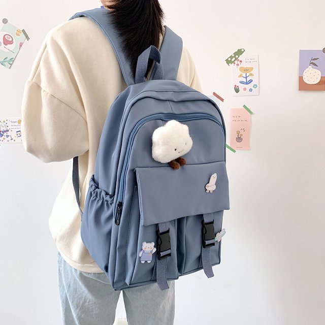 Mochila coreana estudiante mochila escolar de gran capacidad mochila de viaje bolsa de computadora