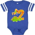 thumbnail image 3 of Inktastic Happy Dinosaur Second Birthday-green Boys or Girls Baby Bodysuit, 3 of 5
