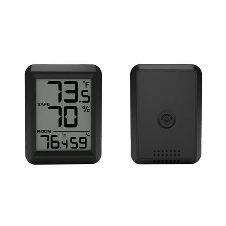 Wireless Gun Safe | Digital Hygrometer and Thermometer | Temp and Humidity Monitoring in Gun Safes and Cabinets - Monitor Humidity Level and Temp Inside Your Safe Without Having to Open it