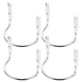 thumbnail image 4 of Hammer Loop Holder Silver U Shaped Tool Belt Accessory Sleek Design 4Pcs, 4 of 4