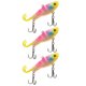 thumbnail image 2 of Señuelo de pesca, 3 piezas de doble cola suave cebo de pesca aparejos de pesca tecnología innovadora, 2 of 9