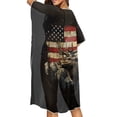 thumbnail image 5 of SCRAWLGOD 250th Anniversary Womens Swimsuit Coverup Deer American Flag Print Casual Flowy Beach Cover Up Lightweight Soft Bathing Suit Cover Up Pool Party, 5 of 6