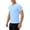 Blue, variant on Men Tshirts V Neck , Men Clothing , Performance Running Crew Neck Athletic Workout Top Short Sleeve Sport Shirt Wicking Breathable for Men