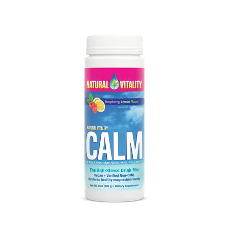 Natural Vitality Calm, The Anti-Stress Dietary Supplement Powder, Raspberry Lemon - 8