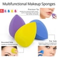 thumbnail image 3 of Juego de esponjas de maquillaje Esponjas de maquillaje Difuminadora Esponja de belleza vegana sin látex Esponja de belleza profesional Difuminadora Huevo de maquillaje Mezclador de base Borla de, 3 of 4