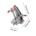 thumbnail image 2 of unbranded 1Ud Work Bench Vise En Aleación De Aluminio Gris Para Carpintería Con Prensa Portátil Y, 2 of 8