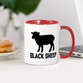 thumbnail image 3 of CafePress - Black Sheep - 11 oz Ceramic Mug - Novelty Coffee Tea Cup, 3 of 4