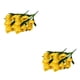 thumbnail image 4 of Bewildely 2 uds ramo de 9 cabezas flores artificiales tulipanes mini mano nupcial ramo de flores de imitación fiesta jardín amarillo/grande Cabeza amarilla/grande 2Conjunto, 4 of 6